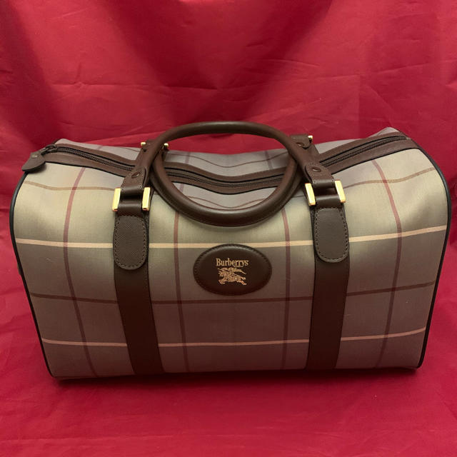 BURBERRY(バーバリー)のBurberrys☆ヴィンテージ ボストンバッグ☆美品 レディースのバッグ(ボストンバッグ)の商品写真