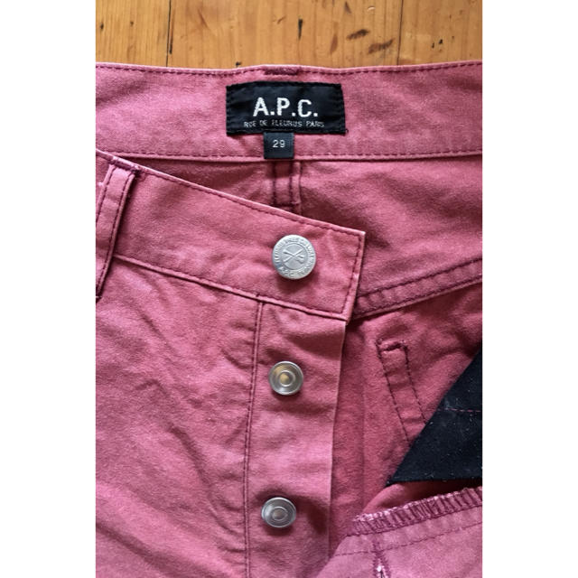 A.P.C(アーペーセー)のA.P.C. アーペーセー W29 ワインレッド えんじ色 赤 パンツ メンズのパンツ(チノパン)の商品写真