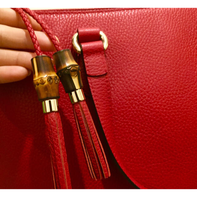 Gucci(グッチ)の素敵すぎるGUCCIの赤いバック❤️ レディースのバッグ(ハンドバッグ)の商品写真