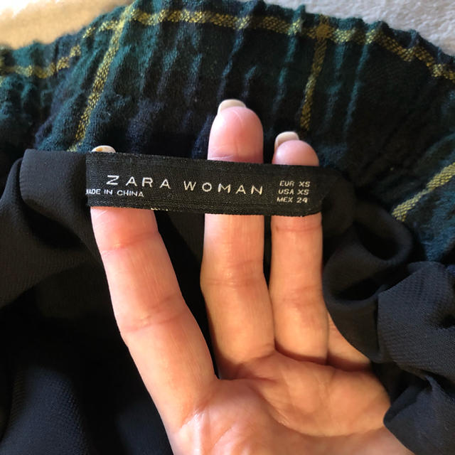 ZARA(ザラ)の【ZARA】チェックロングスカート レディースのスカート(ロングスカート)の商品写真