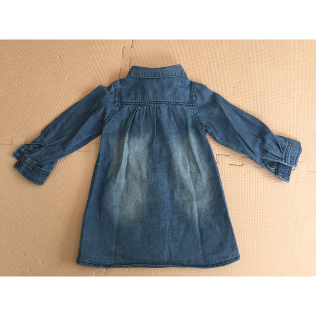 3can4on(サンカンシオン)の【3can4on】デニムシャツワンピ キッズ/ベビー/マタニティのキッズ服女の子用(90cm~)(ワンピース)の商品写真