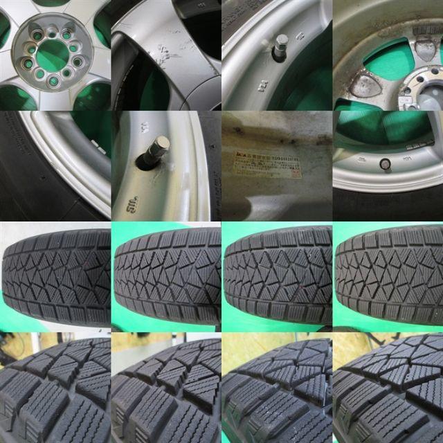 送料込 バリ山スタッドレス 225/60R17 エクストレイル ヴェルファイア