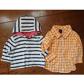 ベビーギャップ(babyGAP)の値下げ【GAP】ユニセックス 男の子女の子セット(シャツ/カットソー)