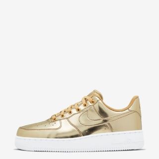 ナイキ(NIKE)のナイキ Nike ウィメンズ エアフォース1 GOLD 24.5㎝(スニーカー)