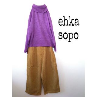 エヘカソポ(ehka sopo)の値下げ❣️【ehka sopo】蜂の巣　コーデュロイ　パンツ(カジュアルパンツ)