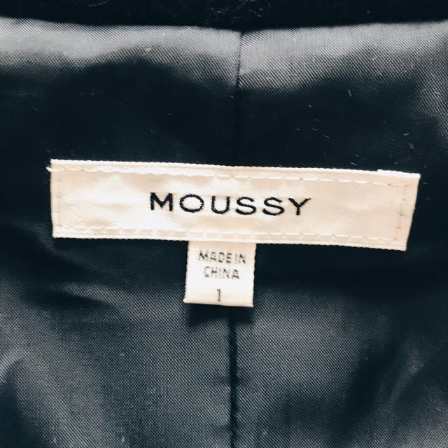 moussy(マウジー)の　moussyマウジー  A LINE WOOL LONG COAT 今期物♡ レディースのジャケット/アウター(ロングコート)の商品写真