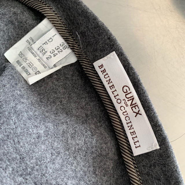 BRUNELLO CUCINELLI(ブルネロクチネリ)のお値下げ☆ブルネロクチネリ　GUNEX ウールハイウエスト　スカート☆ レディースのスカート(ひざ丈スカート)の商品写真