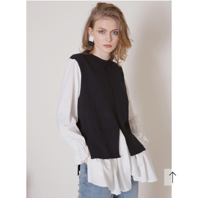 新品未使用＊mieliinvariant.VestDockingBlouse*ニット/セーター