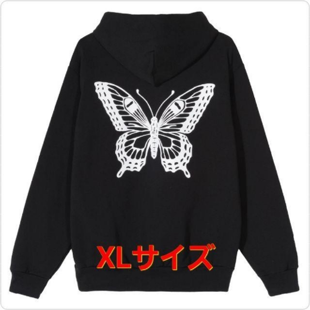 XLサイズ GDC BUTTERFLY HOODY BLACK 〈1〉メンズ