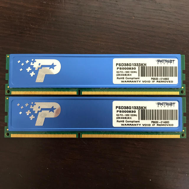 専用　DDR3 8GB PC3-10600 (2×4GB) 4枚set 1