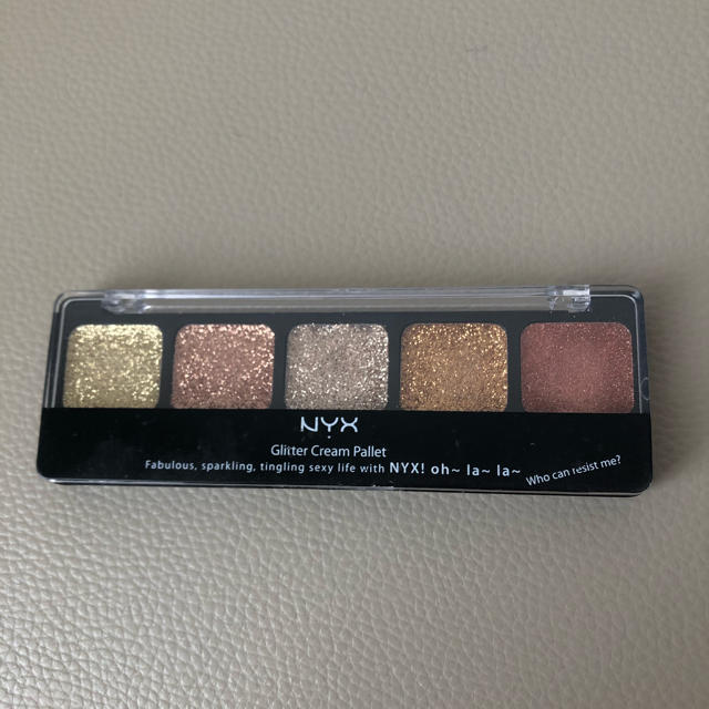 NYX(エヌワイエックス)のNYX ラメ グリッター クリーム パレット ゴールド〜ブラウン コスメ/美容のベースメイク/化粧品(アイシャドウ)の商品写真