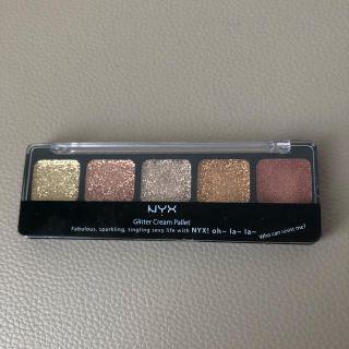 エヌワイエックス(NYX)のNYX ラメ グリッター クリーム パレット ゴールド〜ブラウン(アイシャドウ)