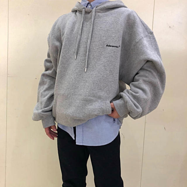 18AW Ader error アーダーエラー オーバーサイズ パーカー グレー 【超希少】adererror アーダーエラー パーカー 18aw