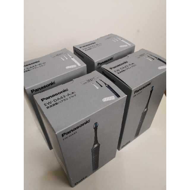 Panasonic - 《新品未使用》パナソ音波振動歯ブラシ　ドルツ　EW-DA43　（4台）