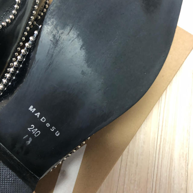 ZARA(ザラ)のスタッズ ローファー レディースの靴/シューズ(ローファー/革靴)の商品写真