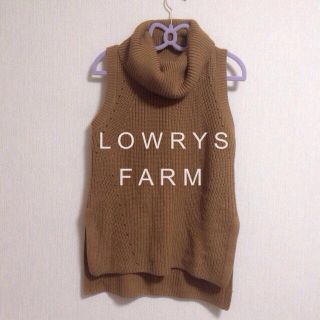 ローリーズファーム(LOWRYS FARM)の幸亜様専用＊オフタートルニットベスト(ニット/セーター)