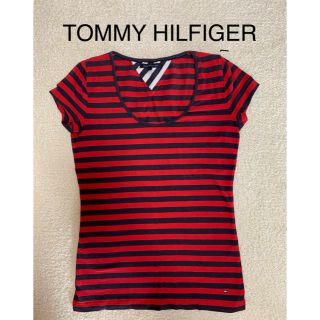 トミーヒルフィガー(TOMMY HILFIGER)の美品☆TOMMY HILFIGER ボーダーTシャツ(Tシャツ(半袖/袖なし))