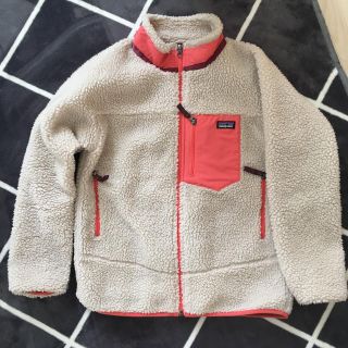 パタゴニア(patagonia)のパタゴニア キッズXL コーラルピンク(ブルゾン)