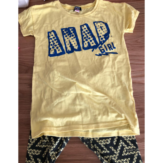 ANAP(アナップ)のANAP上下セット キッズ/ベビー/マタニティのキッズ服女の子用(90cm~)(Tシャツ/カットソー)の商品写真