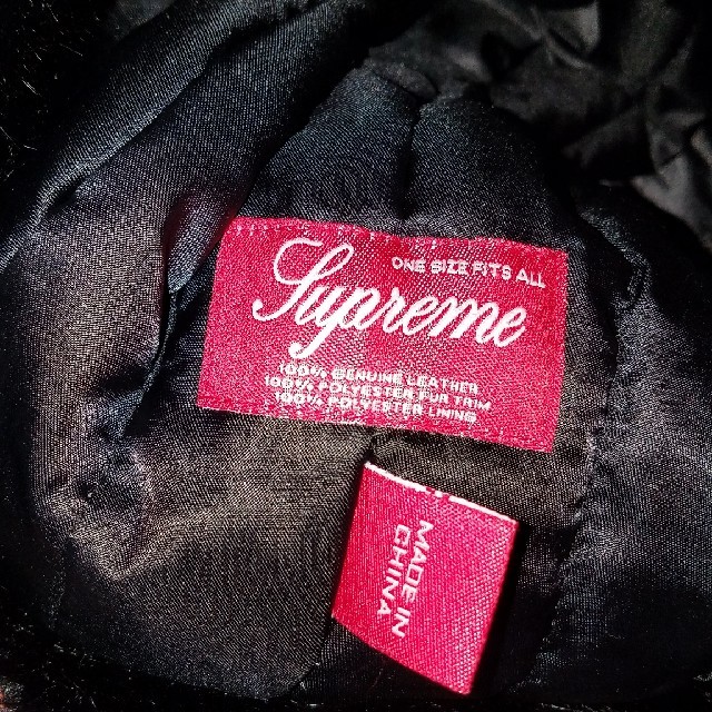 Supreme - Supreme leather trooper(Black) レザートゥルーパーの通販