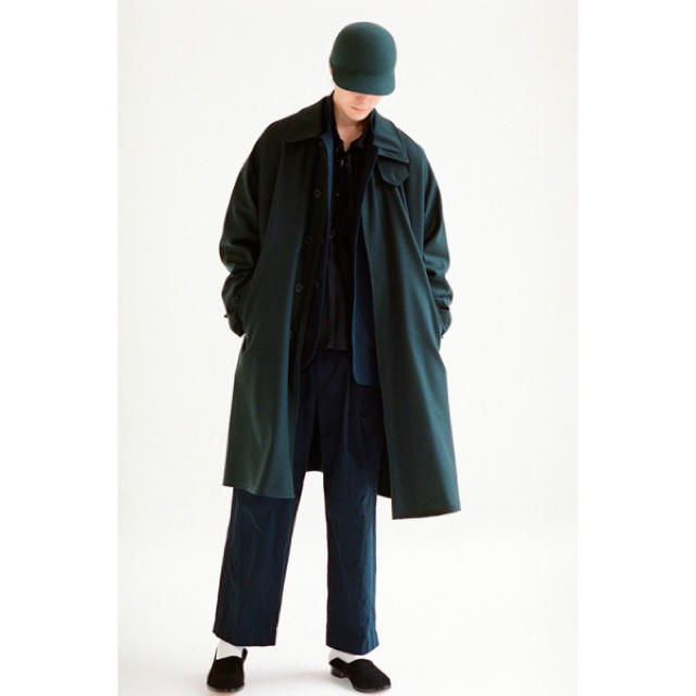 ラン。様専用 URU ball collar coat メンズのジャケット/アウター(ステンカラーコート)の商品写真