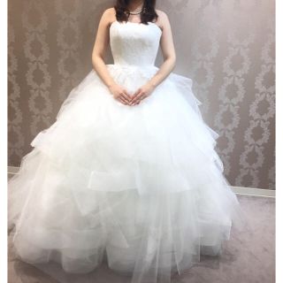 【ふわふわ】 大人気 ウェディングドレス
