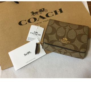 コーチ(COACH)の新品未使用 今期最新モデル coach コーチ 財布 ミニ／スモール(財布)