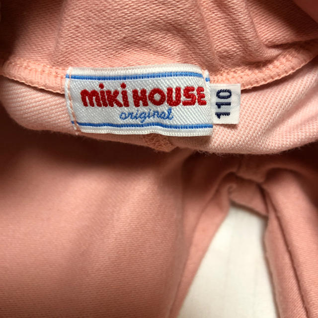 mikihouse(ミキハウス)のミキハウス パンツ 110 ピンク mikihouse キッズ/ベビー/マタニティのキッズ服女の子用(90cm~)(パンツ/スパッツ)の商品写真