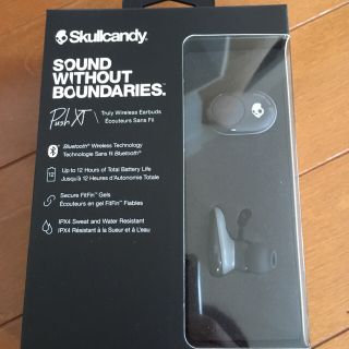 スカルキャンディ(Skullcandy)の新品未開封　SkullCandy 完全ワイヤレスイヤホン　Push XT(ヘッドフォン/イヤフォン)