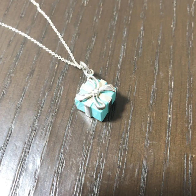 【TIFFANY・新品】ブルーボックスネックレス