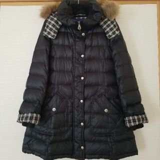 バーバリーブルーレーベル(BURBERRY BLUE LABEL)のブルーレーベルダウンブラック40(ダウンジャケット)