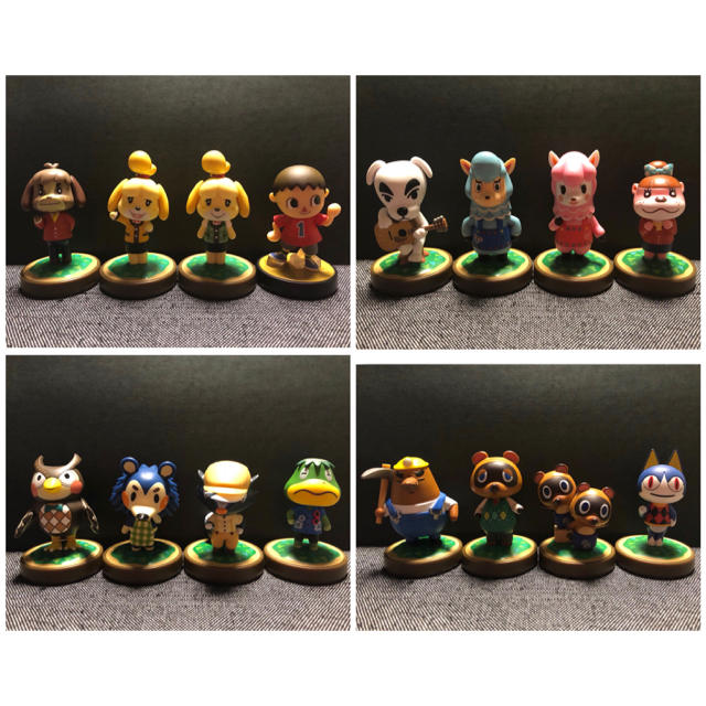 ニンテンドー3DS - どうぶつの森 amiibo 16体 セット しずえ むらびと