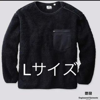 ユニクロ(UNIQLO)の新品 L フリースプルオーバー ユニクロ EG ネイビー(その他)