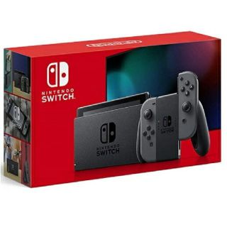 ニンテンドースイッチ(Nintendo Switch)のニンテンドースイッチ（グレー）(家庭用ゲーム機本体)