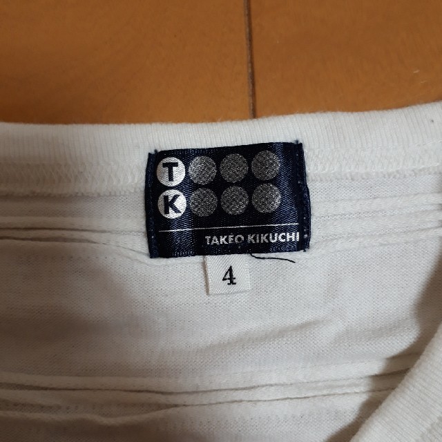 TAKEO KIKUCHI(タケオキクチ)のやま115系様専用！タケオキクチ　白Tシャツ メンズのトップス(Tシャツ/カットソー(半袖/袖なし))の商品写真