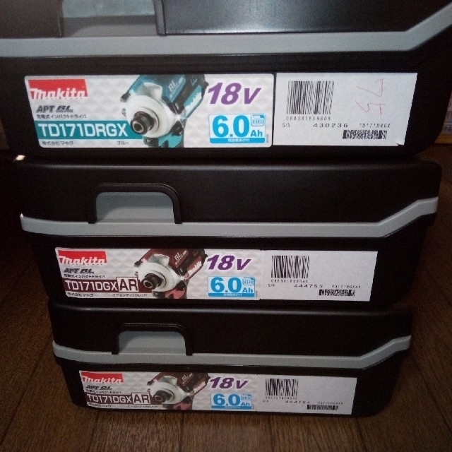 Makita マキタ TD171Dインパクトドライバー18v ３台新品未使用