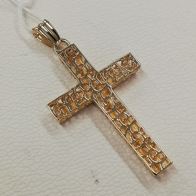 サイン・掲示用品 パネル 新品☆K18(18金)オープンクロスペンダント