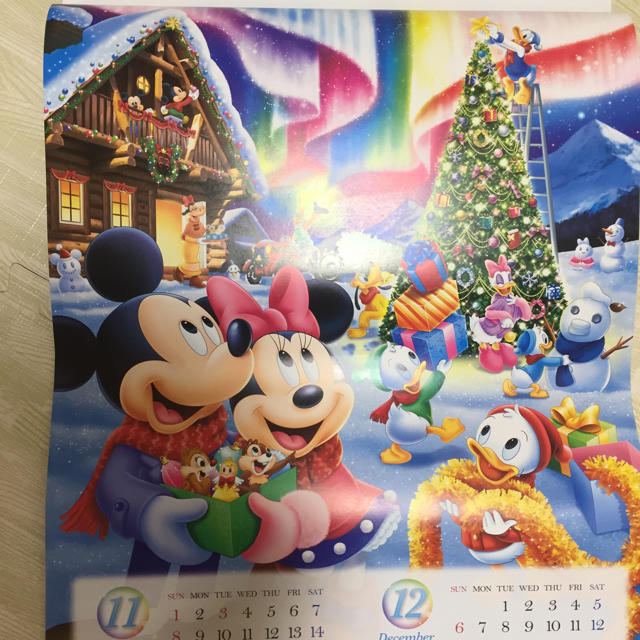 Disney(ディズニー)の【オコジョ3様 専用】ディズニー2020年カレンダー インテリア/住まい/日用品の文房具(カレンダー/スケジュール)の商品写真