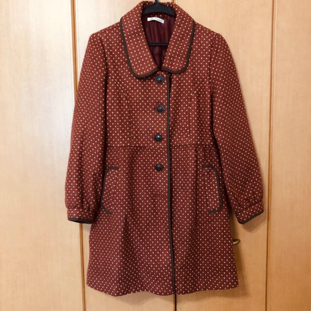 axes femme(アクシーズファム)のいぃっちさま専用☆axes femme コート☆ドット柄 レディースのジャケット/アウター(その他)の商品写真