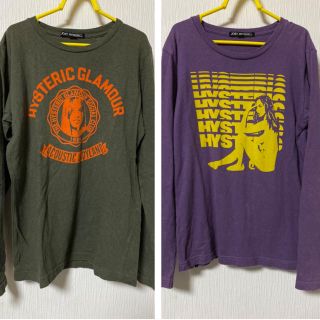 ジョーイヒステリック(JOEY HYSTERIC)のJOEYHYSTERIC/長袖TシャツL2点まとめ売り/ジョーイヒステリック(Tシャツ/カットソー)