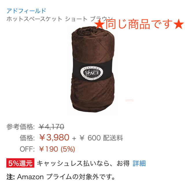 ★★【新品】羽毛の3倍の温かさ！ ホットスペースケット♪ ショートサイズ キッズ/ベビー/マタニティのこども用ファッション小物(おくるみ/ブランケット)の商品写真