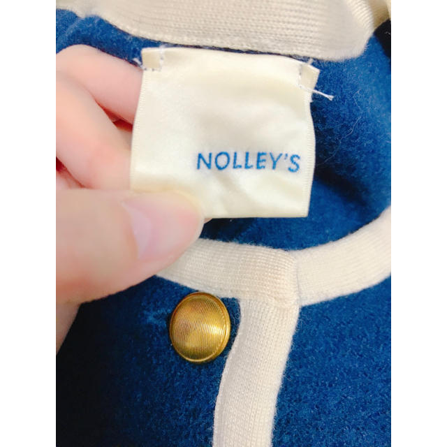 NOLLEY'S(ノーリーズ)のNOLLEY'S 毛100% ネイビー 38号 レディースのトップス(ニット/セーター)の商品写真