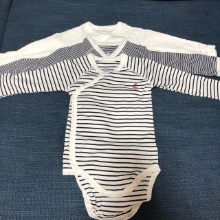 プチバトー(PETIT BATEAU)のPETIT BATEAU ロンパース(ロンパース)