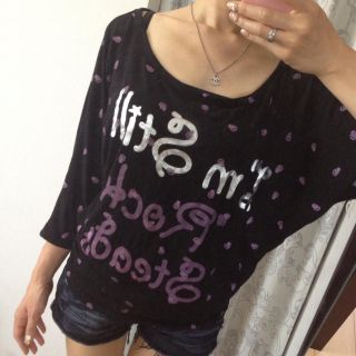 セシルマクビー(CECIL McBEE)の♡sale♡CECIL唇ドットドルマン(カットソー(長袖/七分))