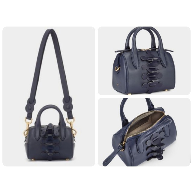 ANYA HINDMARCH - 新品・未使用☆ANYA HINDMARCH ミニボストン タグ付 ANYA HINDMARCH - 新品・未使用☆ANYA HINDMARCH ミニボストン タグ付