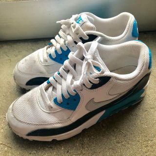 ナイキ(NIKE)のNIKE AIR MAX 90 MESH (GS) 5Y(スニーカー)