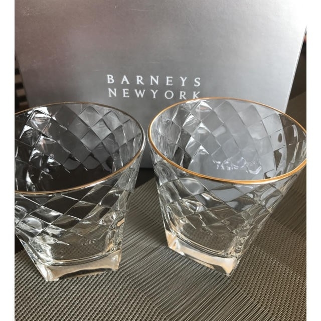 BARNEYS NEW YORK(バーニーズニューヨーク)のBARNEYS NEW YORK　ペアグラス インテリア/住まい/日用品のキッチン/食器(グラス/カップ)の商品写真