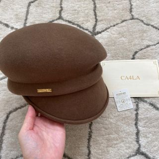 カシラ(CA4LA)のカシラ　キャスケット　MAY モカ☆美品　CA4LA(キャスケット)