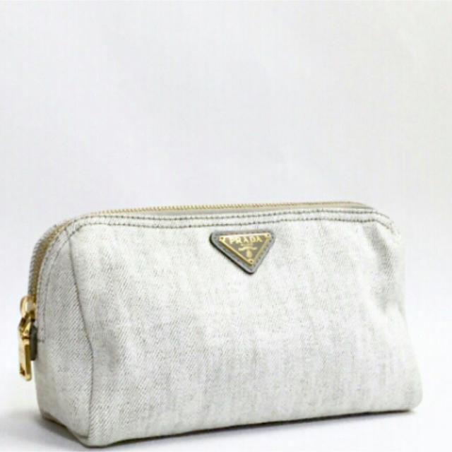 PRADA - 新品♡PRADA デニム ポーチ♡の通販 by ♡Louise♡'s shop ...