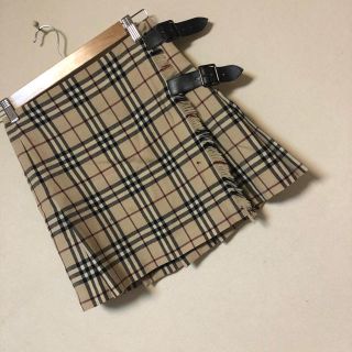 バーバリー(BURBERRY)のBurberry bluelabel チェックスカート(ミニスカート)